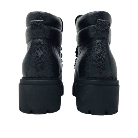 Marc Fisher LTD Nauru Women’s Black Natural Leather Lace Up Bootie Size 7.5 - Picture 6 of 8